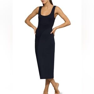 Eres Osmose Rib-Knit Midi Dress Sz M / L